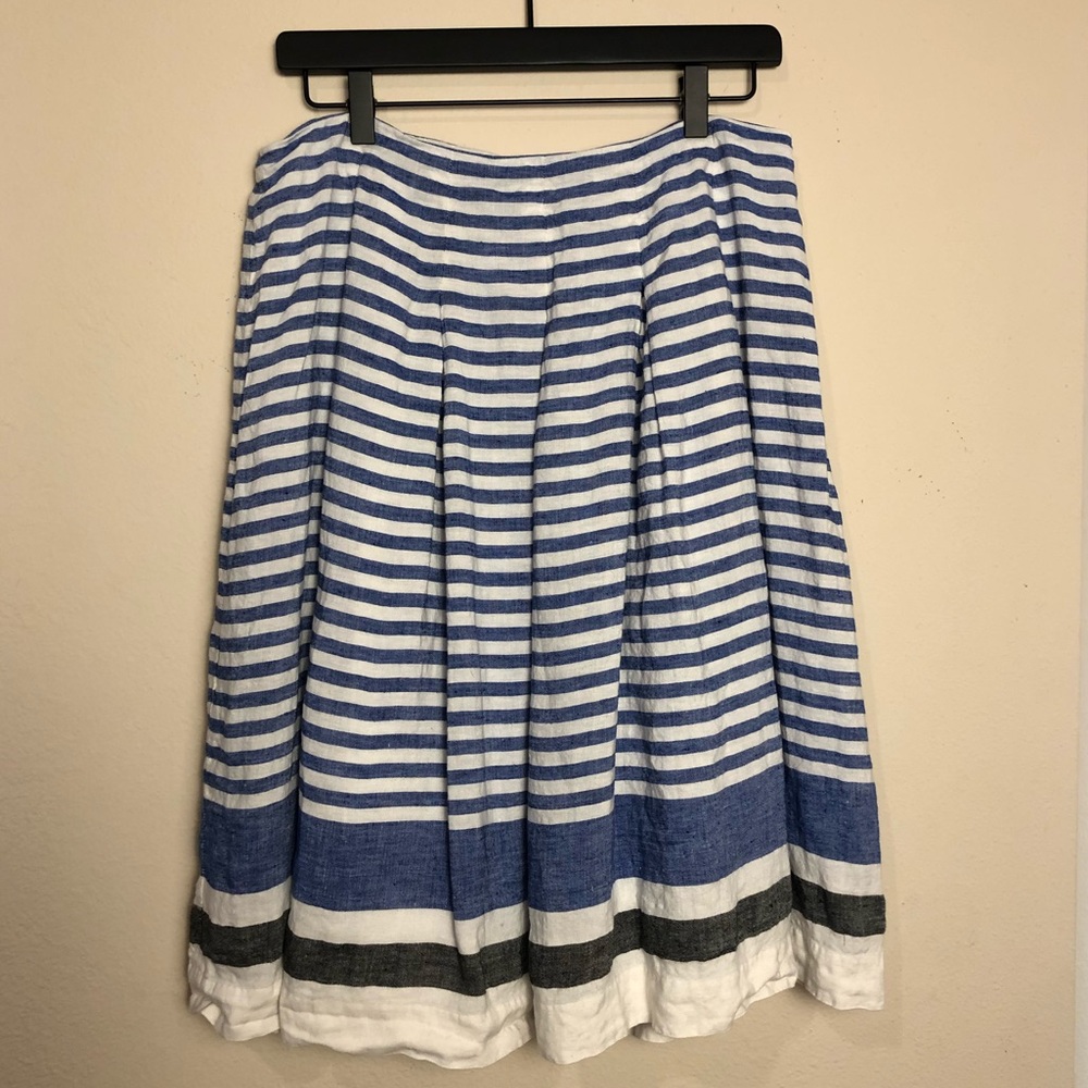 Talbots Women’s Size 10 Blue Stripe Skirt